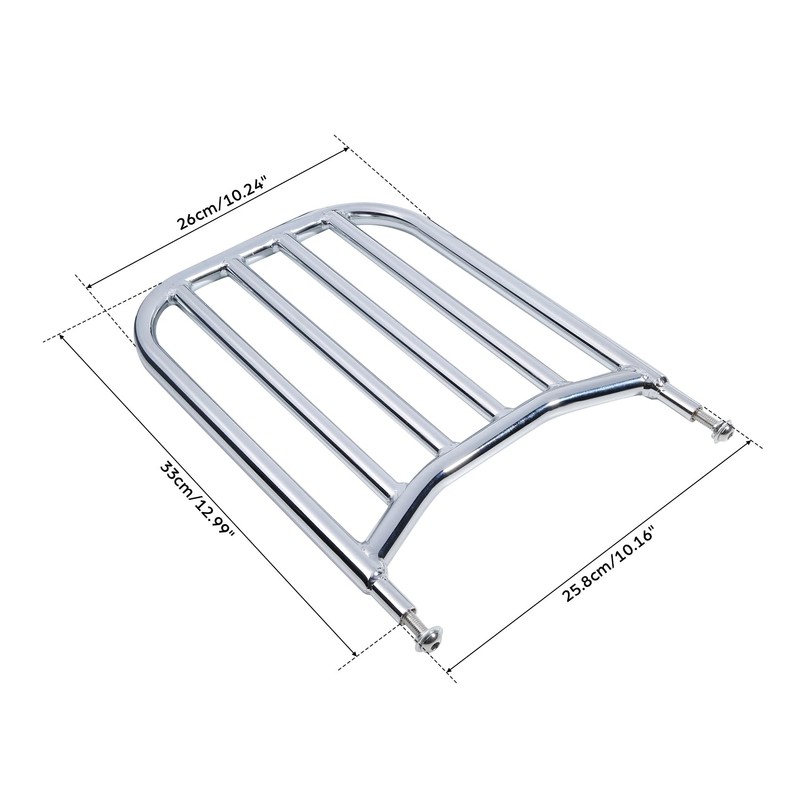 TCMT Backrest Sissy Bar Luggage Rack Fits For Indian 2017-2025