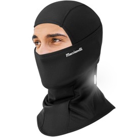 MACCIAVELLI® Balaclava Bicycle Ski Motorcycle Balaclava Ski Mask for Men and Women Balaclava Ski Hat for Cycling in Winter Mask Black, black