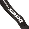 Lanyard, black, imprint: "Simson was strong, is strong, stays strong"