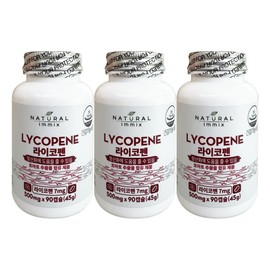 Natural Emix Lycopene 500mg x 90 capsules (3) / 내추럴이믹스 라이코펜 500mg x 90캡슐 3개