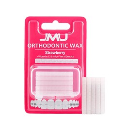 JMU 1 Pack Orthodontic Wax, Dental Wax Braces Strawberry Flavored