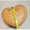 MIracle Thai Enterprises Heart Shaped Bamboo Basket for Sticky Rice