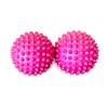 2 x DBT Skills Hedgehog Ball, Magnetic High Stress Acupressure Ball, Biodegradable, Pink, 32 mm Diameter, for Stress Relief or Massage, Against Tension and for More Concentration