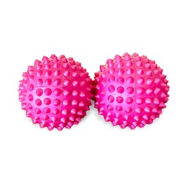 2 x DBT Skills Hedgehog Ball, Magnetic High Stress Acupressure Ball, Biodegradable, Pink, 32 mm Diameter, for Stress Relief or Massage, Against Tension and for More Concentration