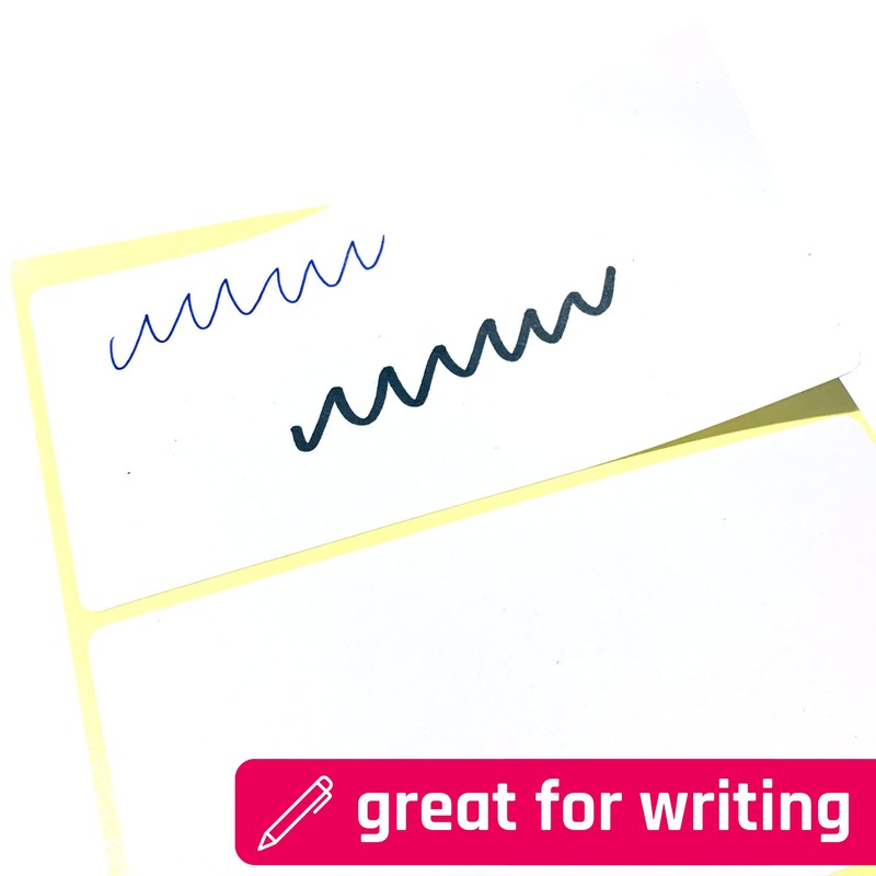 150 x 100 mm, 60 Pieces - Large White Sticky