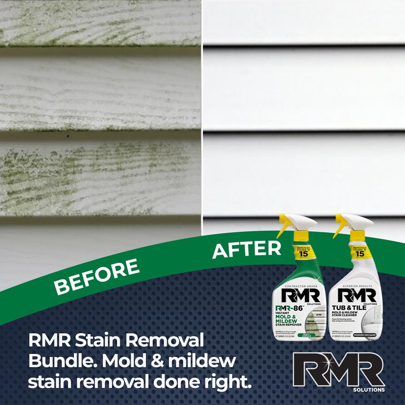 RMR Mold Stain Eraser Max Pack – No-Scrub Tub &