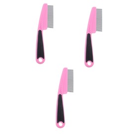 Baluue 3pcs Fine Tooth Dandruff Comb for Men and Women Professional Stainless Steel Hair Tool for Dandruff Removal Precision Styling and Even Product Distribution Design for Use