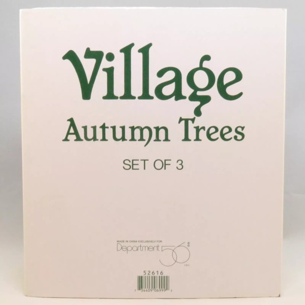 Department 56 Retired Department 56 "Autumn Trees" 52616 Set of