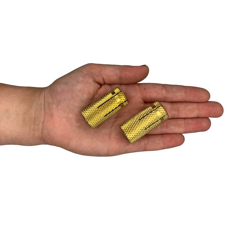 (Pack of 4) Brass Impact Dowels M16 x 42 mm,