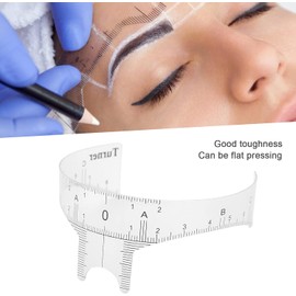 Regla de Cejas, Regla de Posicionamiento de Cejas Profesional, Herramienta de Medición de Regla de Diseño de Forma de Ceja Microblading para Suministros de(Regla B del puente de la nariz)