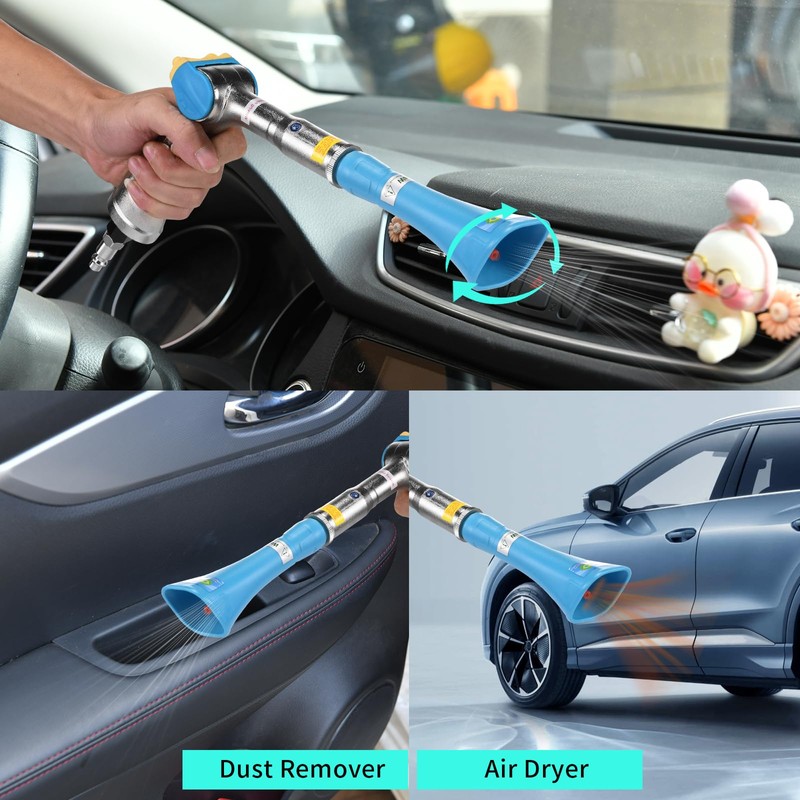 Cleaning Gun High Pressure Tornado Car Cleaning Gun with 2