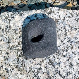 Slopey Jugger Polyurethane Bolt-On Rock Climbing Wall Hand Hold (Black)