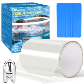 Air Mattress Patch Kit 10 x 150 cm, Underwater Pool Patches Kit for Various Pool Surfaces, Inflatable Patch Repair Kit for Air Mattress, Swimming Pool, Bounce House, Tent, Floats and Inflatable Toys