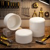 8 Pcs 6 Inch PVC End Cap Round, Schedule 40