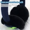 SEYUFN Earmuffs for Girls, Soft Plush Ear Warmers Kids Adjustable