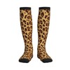 Cayiibe Cheetah Leopard Compression Socks for Women Men Circulation Graduated