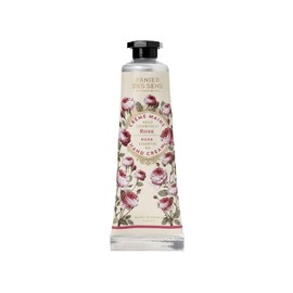 Panier des Sens Rose Hand cream for dry cracked hands with Olive oil & Shea butter, hand lotion - Made in France 97% natural - 1Floz/30ml