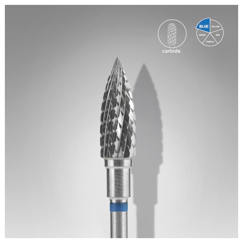 STALEKS PRO Tungsten Carbide Nail Drill Bit 5x13.5mm Corn Shape