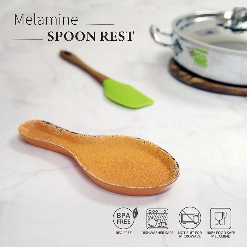 UPware Melamine Spoon Rest Spoon Holder Kitchen Utensil Holders 9.625