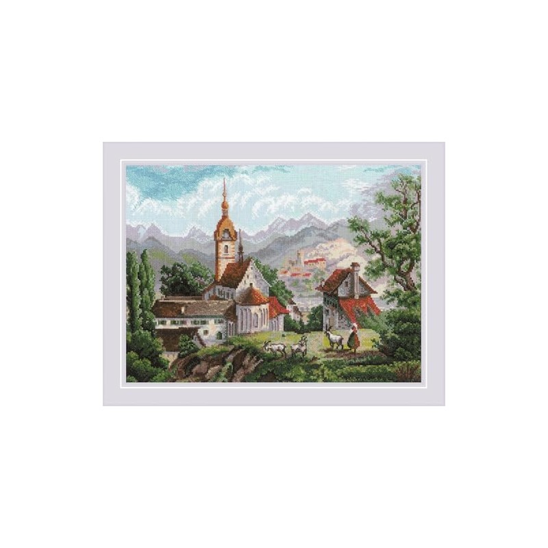 RIOLIS Cross Stitch Kit - 1701 - Monastery
