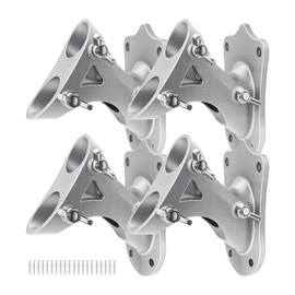 Garkup Flag Pole Holder for Outside House, Outdoor Flag Holder, Metal Flag Pole Bracket, Aluminum Alloy Flag Mount, Heavy Duty Flagpole Mounting Bracket, Dual Position Flag Holders