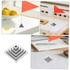 Outanaya 10pcs Small Desk Flag Holders Durable Flag Stands for