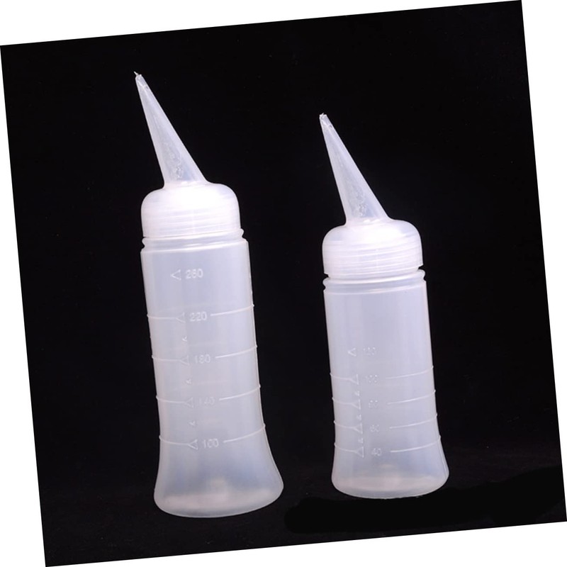 MERRYHAPY 5pcs Measuring Applicator Bottles Scale Small Hairdressing Tools for
