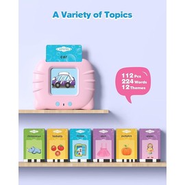 Spanish-English Learning Toy for 0-6Y | 224 Interactive Cards + Pro Drawboard Option | Talking Flashcards,Educational Language Learning Toy Fun. - Specification: Bilingual Enlightenment Basic Edition