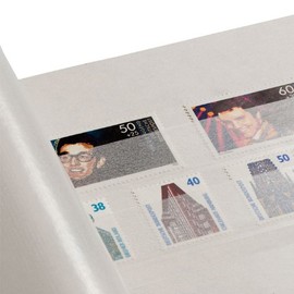 Briefmarken Einsteckbuch Stamp DIN A4, 16 Weiße Seiten