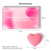 Shower Steamer Aromatherapy Heart-Shaped Pink with Rose Scent Natural Essential