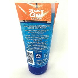 Lucky For Men Shave Gel Sensitive Skin Care With Aloe & Vitamin E 6 oz