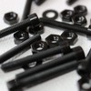 50 x Black Nylon Allen Bolts, M3 x 20mm, Plastic