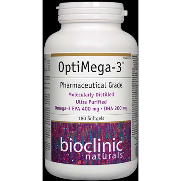 Bioclinic Naturals OptiMega 3 - 180 Softgels