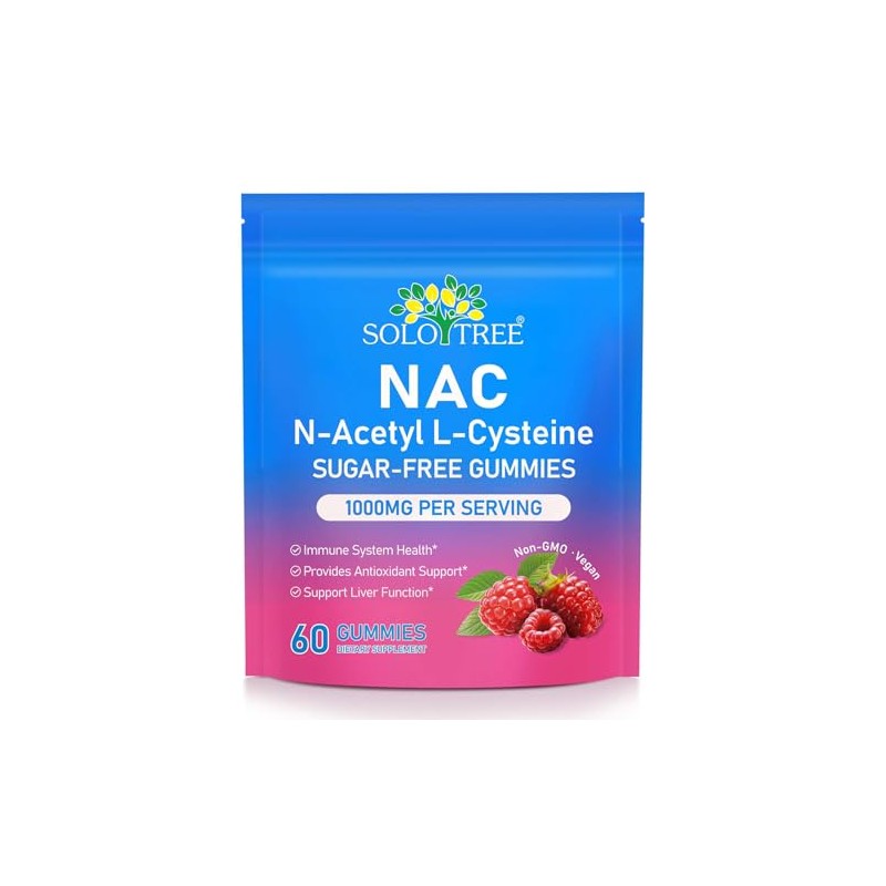 NAC Supplement, NAC Gummies, NAC Vitamin Chewable for Immune Support,