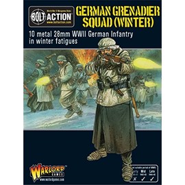 Bolt Action German Grenadiers in Winter Clothing, 28mm Wargaming Miniatures