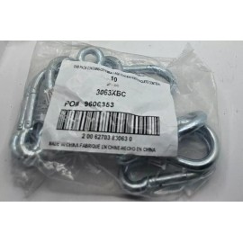 Onward (QTY 10) Onward Spring Snap Link, 250 lb Working Load, Steel, Zinc 3063XBC