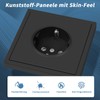 CNBINGO Single Socket Black Matt 1 Way Socket Flush-Mounted Schuko