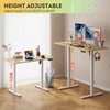 DEVAISE 40 X 24 Inches Electric Standing Desk,Height Adjustable Stand