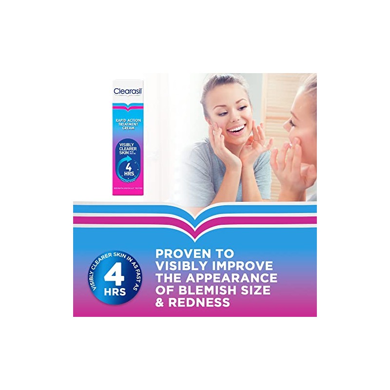 Clearasil Rapid Action Treatment Cream 25ml Pack of 3