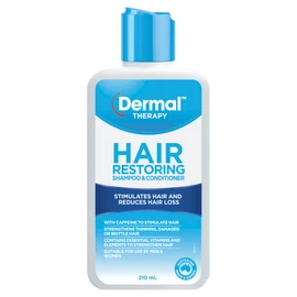 Dermal Therapy Hair Restoring Shampoo & Conditioner | Designed to Help Strengthen & Stimulate Hair for Men and Women | 210ml