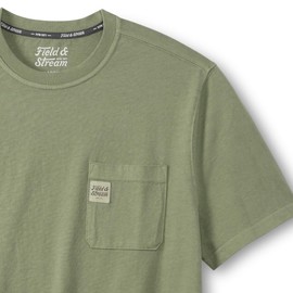 Field & Stream Men's Flush Out Short Sleeve Pocket Tee, Olive, 2X-Large