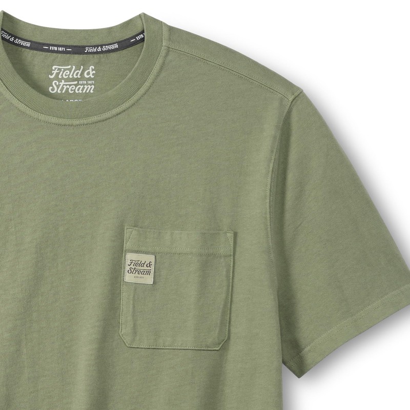 Field & Stream Men's Flush Out Short Sleeve Pocket Tee,