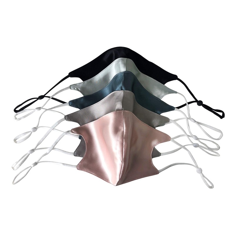 Hugs Living 100% Mulberry Silk Face Mask with Filter Pocket