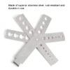 Rodipu Durable Fan Gauge, Silver Diamond Fan Gauge, Jewelry Tool