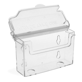 Taymar Business Card Holder Business Card Box with Lid Also for Outdoor Use Landscape Transparent