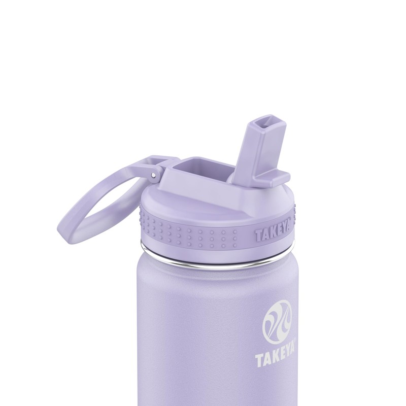 Takeya 18 oz Actives Stainless Steel Water Bottle with Straw