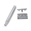 OdontoMed2011® Professional Stainless Safety Razor Chrome Plated with 5 Pcs