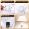2 Pack E27 to E14 Lampshade Reducer Ring Lamp Shade