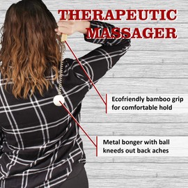 BambooMN 12.5 Inch Bamboo Wooden Metal Bongers for Stress Relief, 50 Units