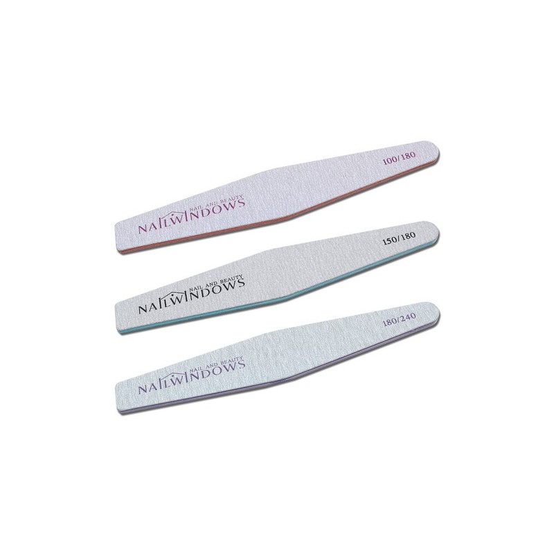Nail Window Premium Korean-made Zebra Nail File 10-Pack Wood File